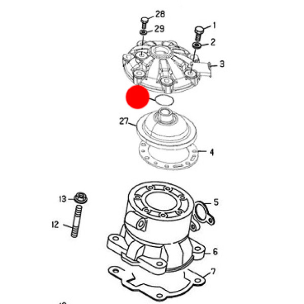 Anello Oring Testa BETA EVO 09-18